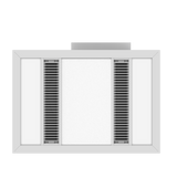 MODURA Slender White High Extraction Exhaust Fan With Panel Light 24w