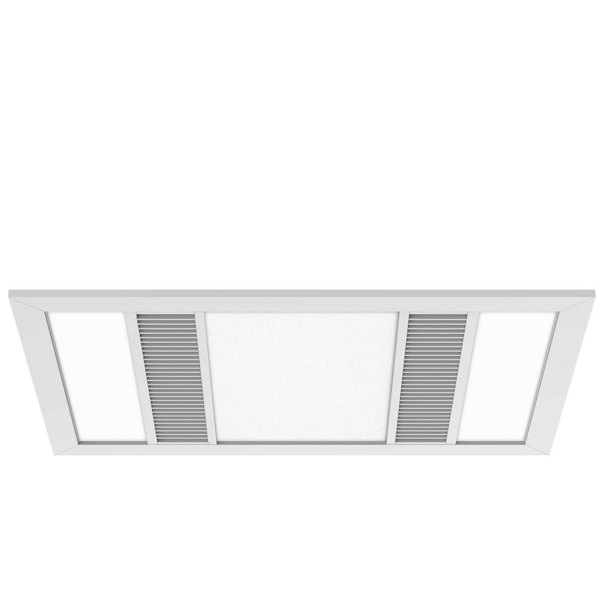 MODURA Slender White High Extraction Exhaust Fan With Panel Light 24w