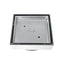 Smart Square Tile Waste (114 x 114mm) - Chrome