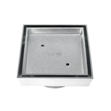 Smart Square Tile Waste (114 x 114mm) - Chrome