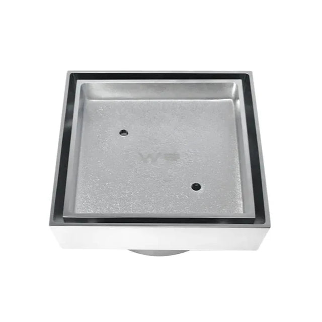 Smart Square Tile Waste (114 x 114mm) - Chrome