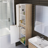 ANCONA Tall Boy White Oak - Clearance