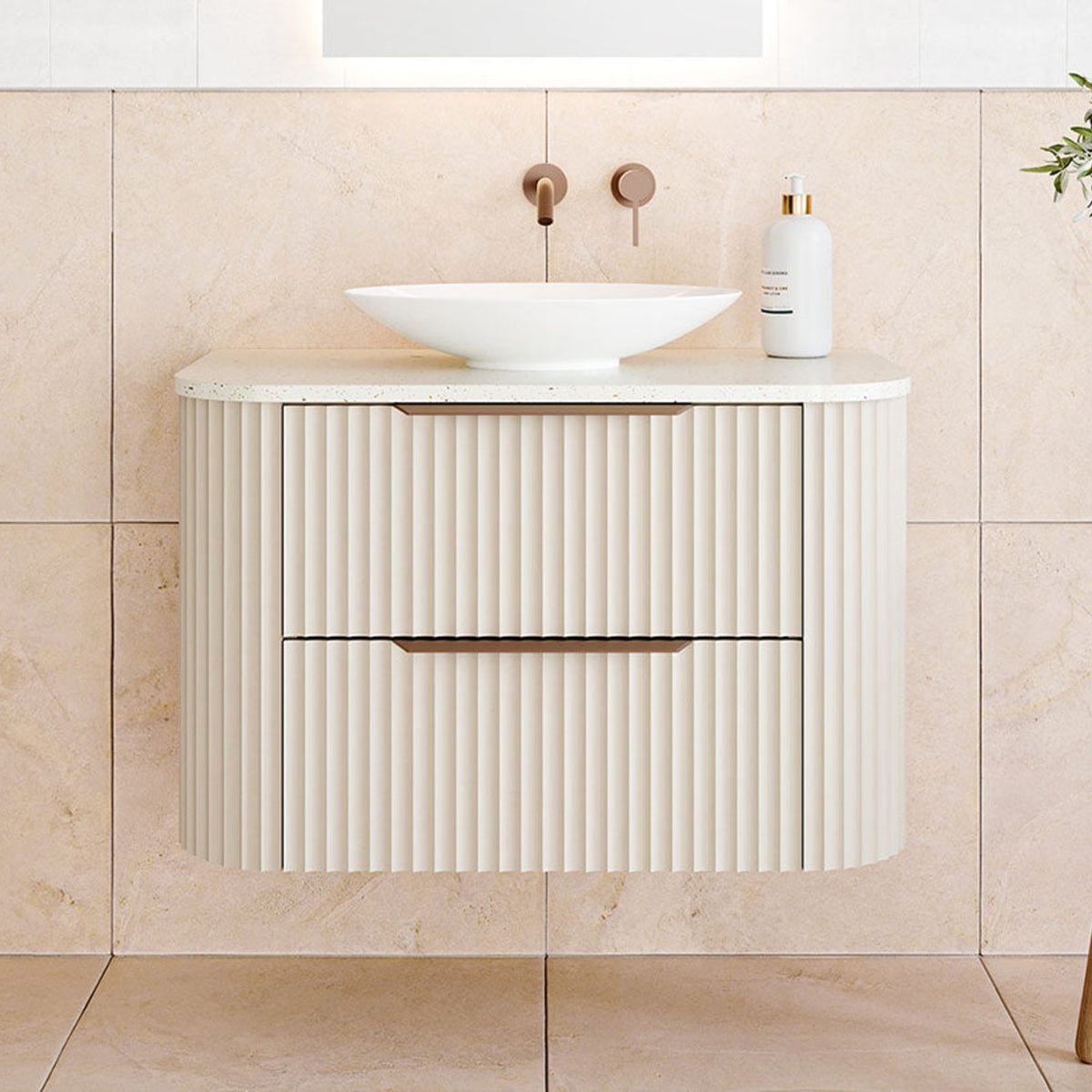 Timberline SOCOA Fluted Wall Hung Vanity (All Sizes)