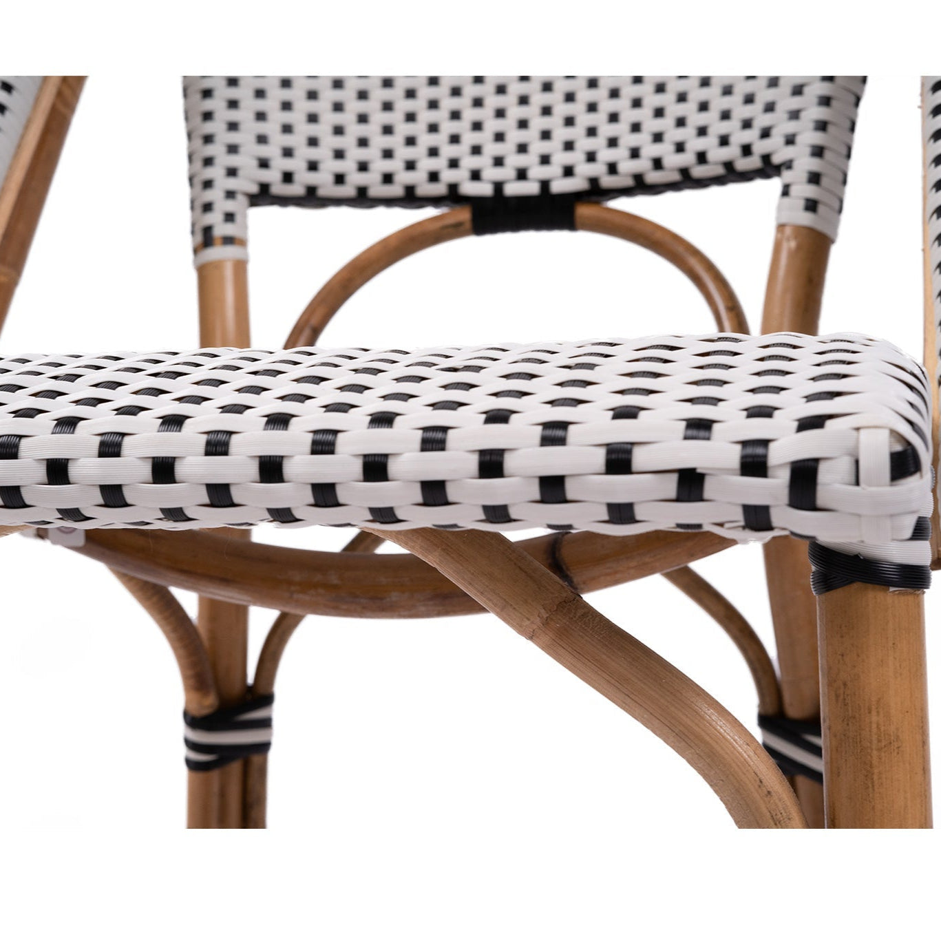 Sorrell Side Rattan  Chair  – Black