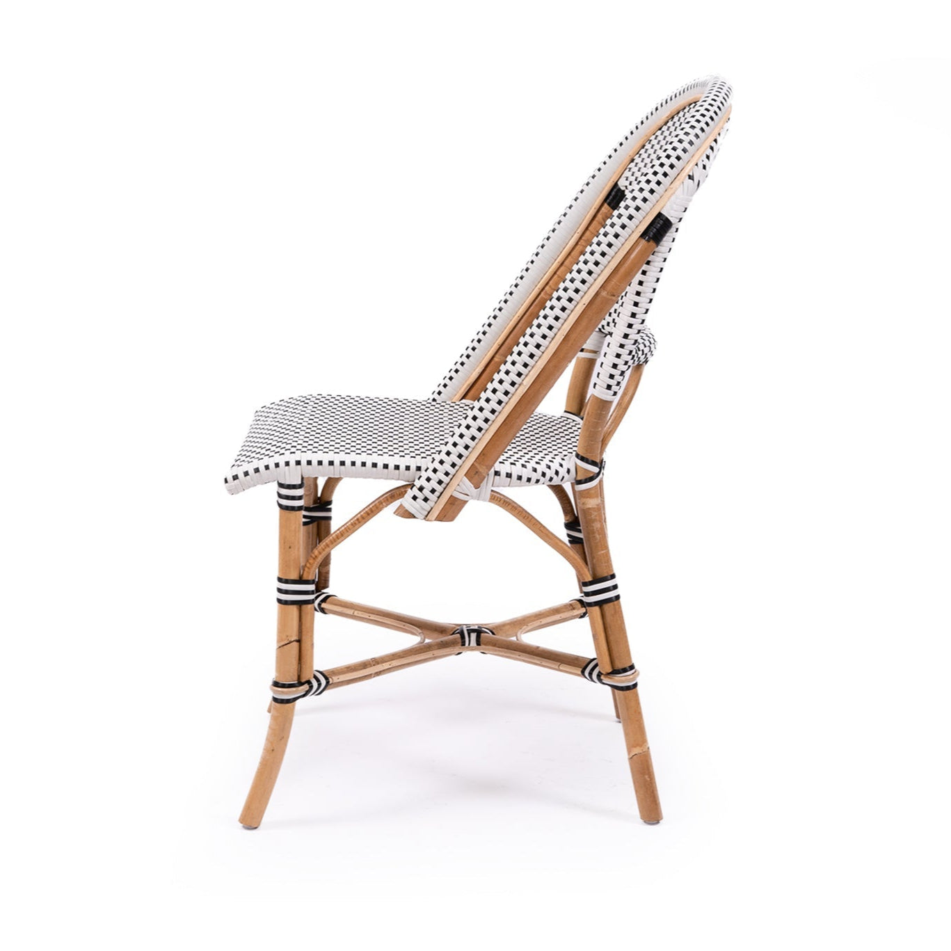 Sorrell Side Rattan  Chair  – Black