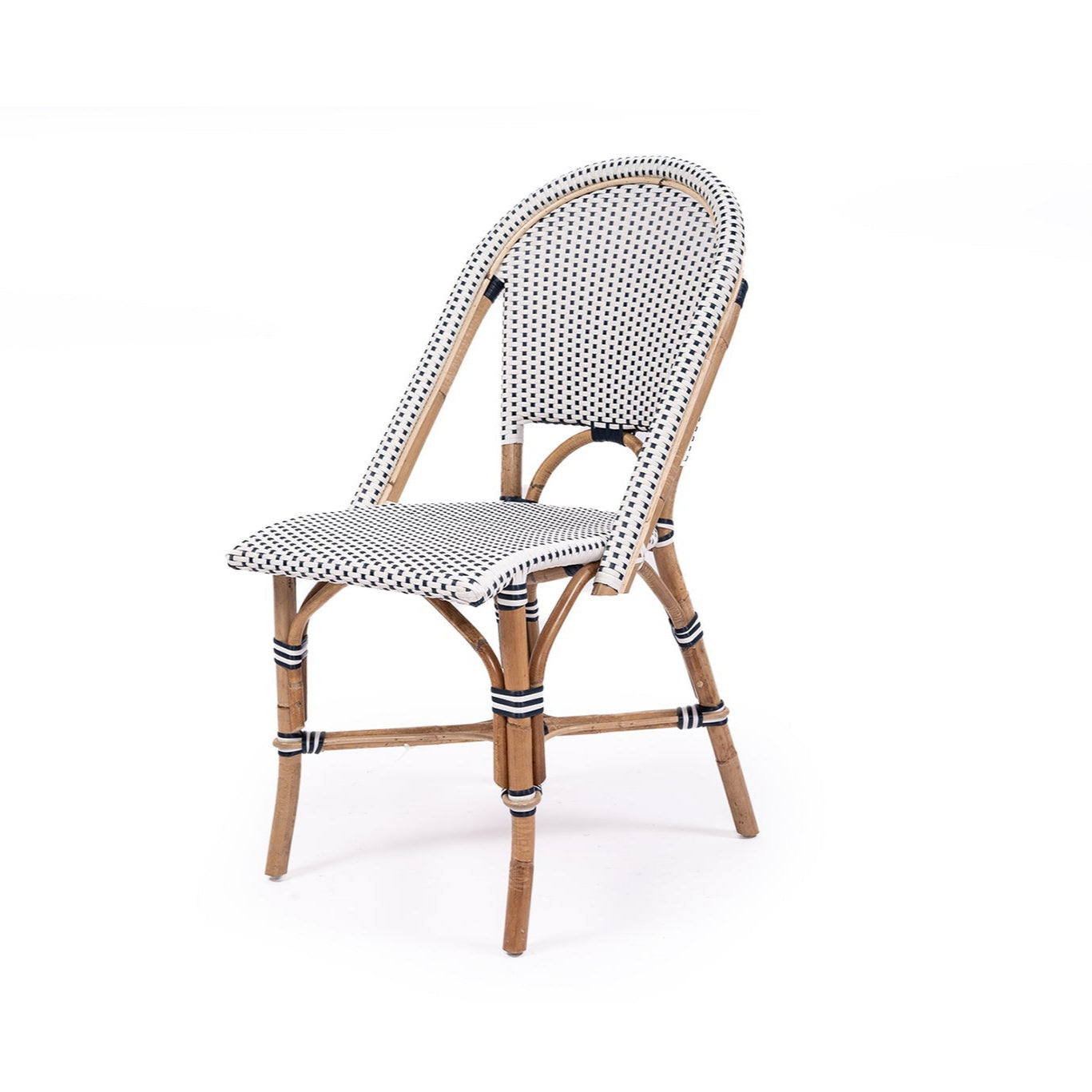 Sorrell Side Rattan  Chair  – Navy