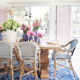 Sorrell Side Rattan  Chair  – Navy