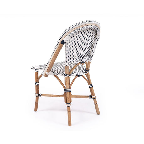 Sorrell Side Rattan  Chair  – Navy