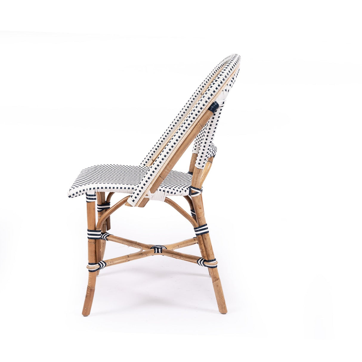 Sorrell Side Rattan  Chair  – Navy