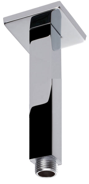 Square Shower Arm Vertical 100mm Chrome
