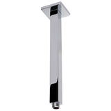 Square Shower Arm Vertical 450mm Chrome