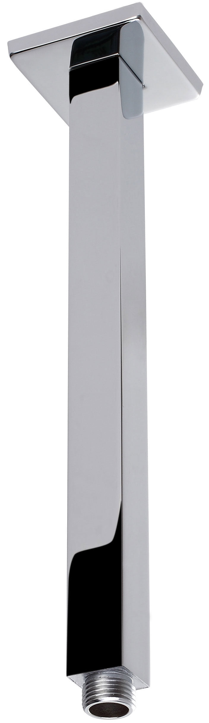 Square Shower Arm Vertical 610mm Chrome