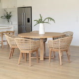 St Ives American Oak  Dining Table – 1.8m
