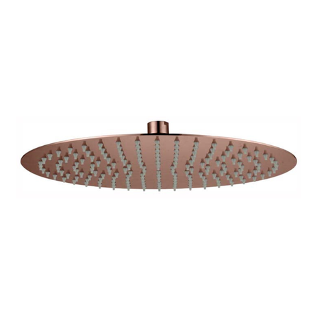 Stainless Steel Shower Head 300mm (Rose Gold)
