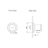 KOHLER Statement Wall Mount Water Supply Connection Elbow