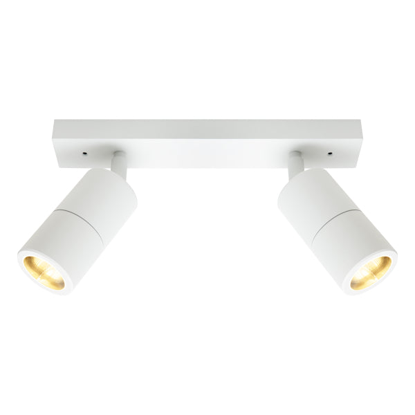 Stockholm 2Lt Rail White Frame IP44