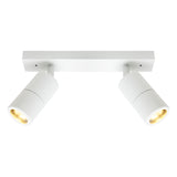Stockholm 2Lt Rail White Frame IP44