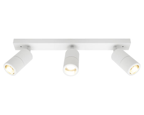 Stockholm 3Lt Rail White Frame IP44