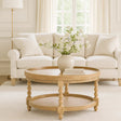 Stradbroke Bobbin Oak Coffee Table – Round