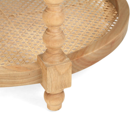 Stradbroke Bobbin Oak Coffee Table – Round