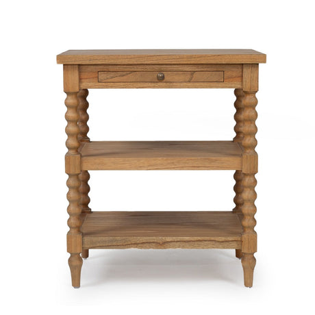 Strathmore Bobbin Cedar Bedside Table - 0.66m