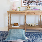 Strathmore Bobbin Console Whitley Cedar Table - 3 drawer - Plain Top - 2.2m