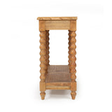 Strathmore Bobbin Console Whitley Cedar Table  – 2 Drawer – Herringbone Top - 1.3m