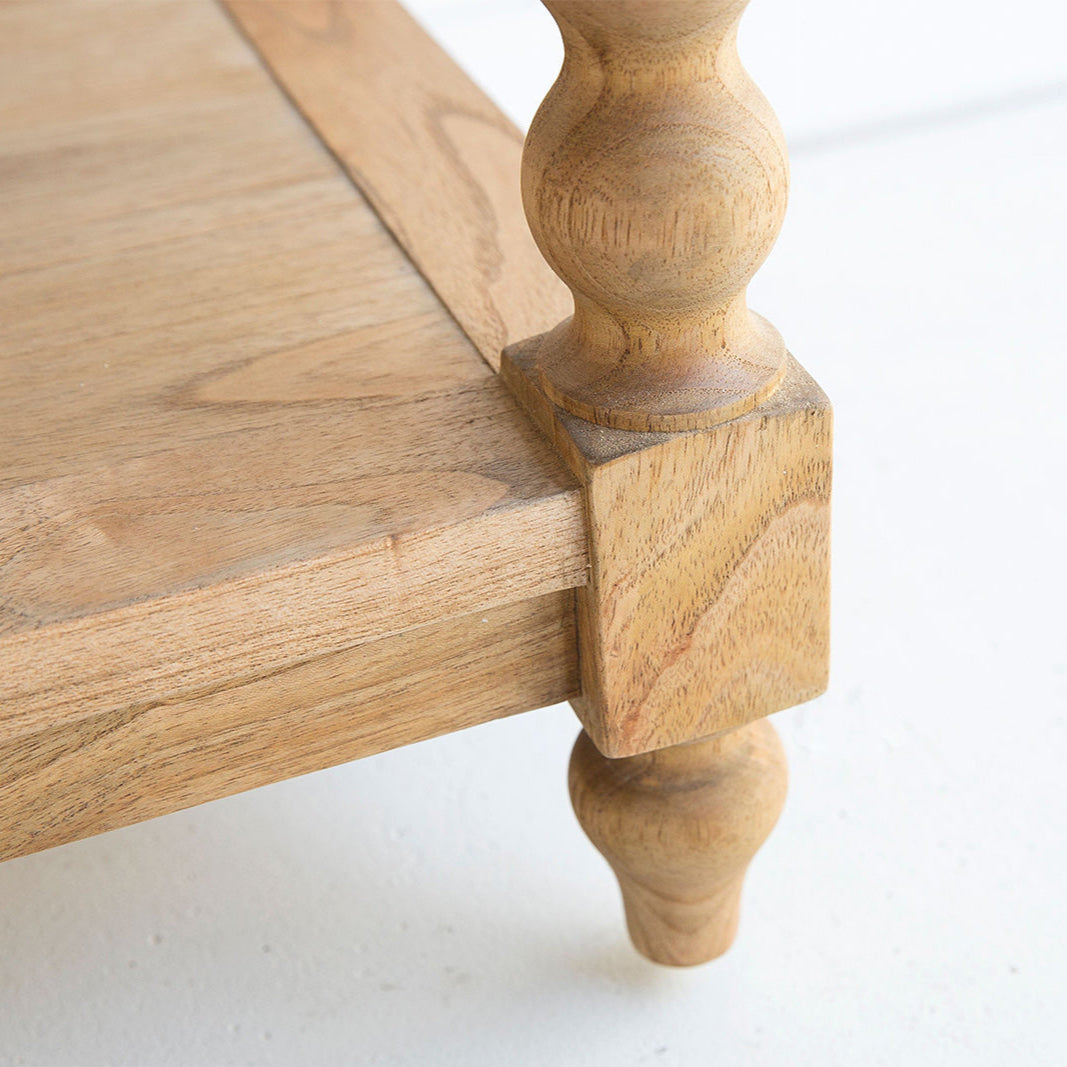 Strathmore Bobbin Console Whitley Cedar Table – 3 Drawer – Herringbone Top - 2.2m