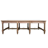 Strathmore Bobbin White Cedar Coffee Table - Plain Top - 1.5m