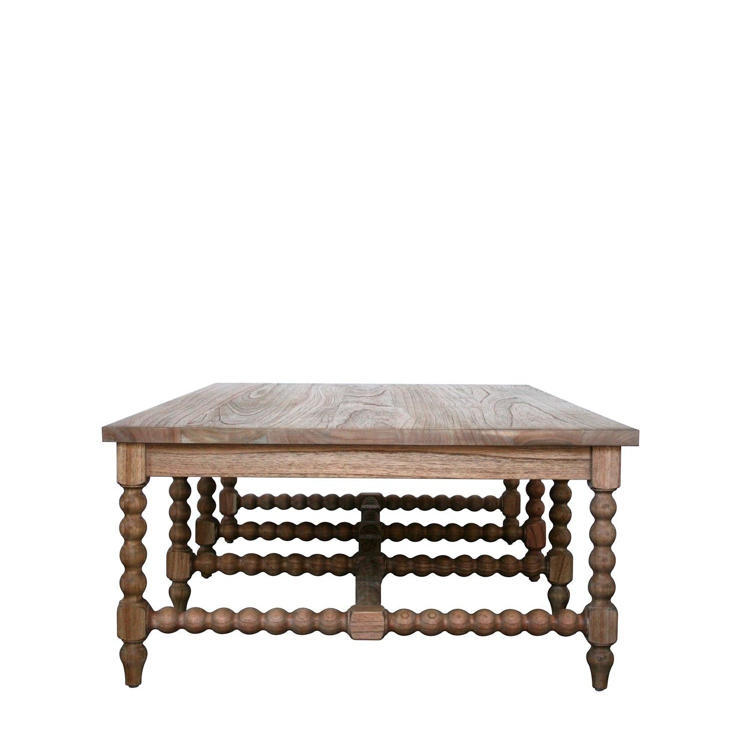 Strathmore Bobbin White Cedar Coffee Table - Plain Top - 1.5m