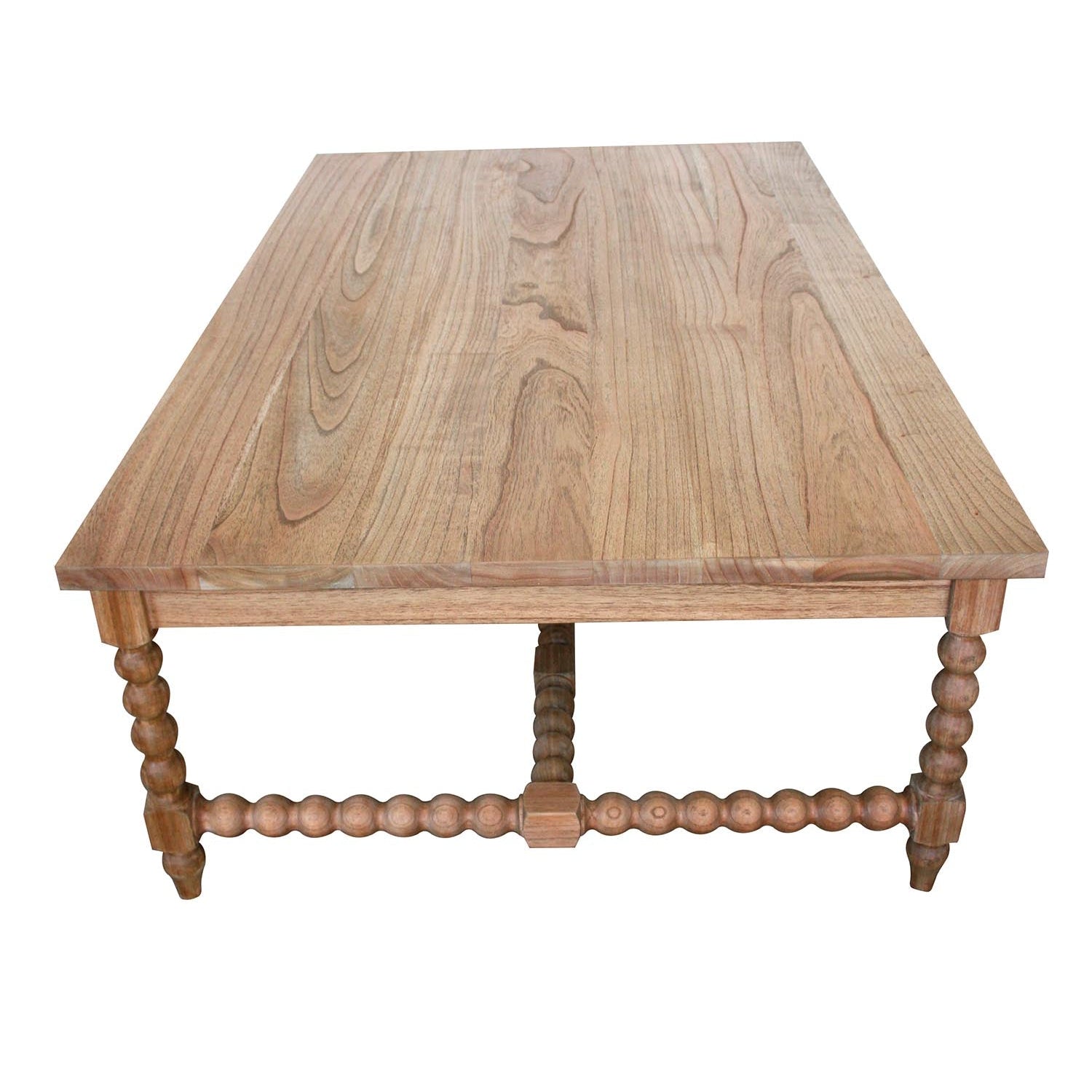 Strathmore Bobbin White Cedar Coffee Table - Plain Top - 1.5m
