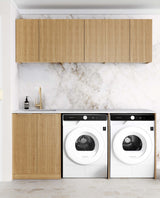 Havana Fluted Woodland Oak Laundry Kit 1960x600x2100