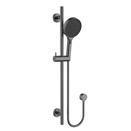 Sulu II Sliding Shower Set Brushed Gun Metal