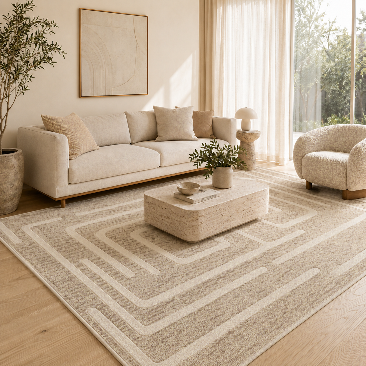 Summit Maze Wool Rug