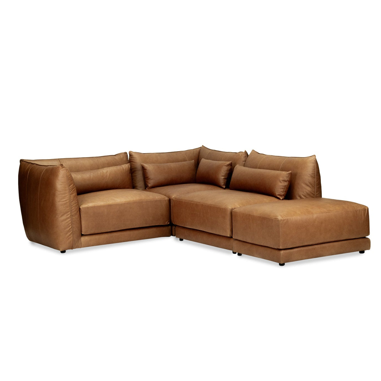 Sunday Modular Sofa – Trends Saddle Leather –  Corner