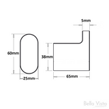 Supra Robe Hook Drawing