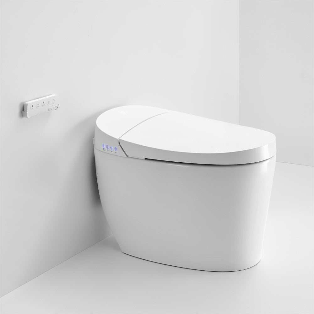 Aquaperla T6 Instant Heating Smart Toilet 670x405x490mm - White