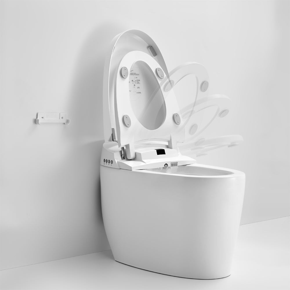 Aquaperla T6 Instant Heating Smart Toilet 670x405x490mm - White