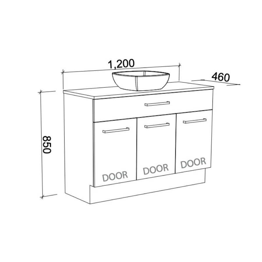 Timberline TAYLOR Floor Standing Vanity (All Sizes)