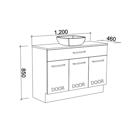Timberline TAYLOR Floor Standing Vanity (All Sizes)