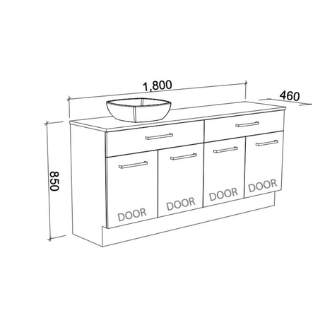 Timberline TAYLOR Floor Standing Vanity (All Sizes)