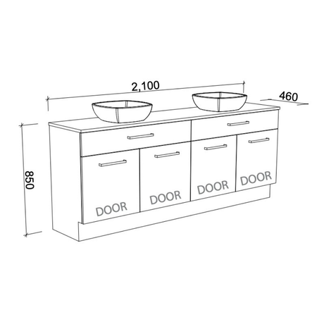 Timberline TAYLOR Floor Standing Vanity (All Sizes)