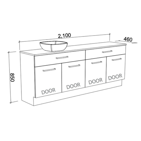 Timberline TAYLOR Floor Standing Vanity (All Sizes)