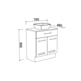 Timberline TAYLOR Floor Standing Vanity (All Sizes)