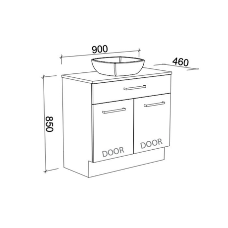 Timberline TAYLOR Floor Standing Vanity (All Sizes)