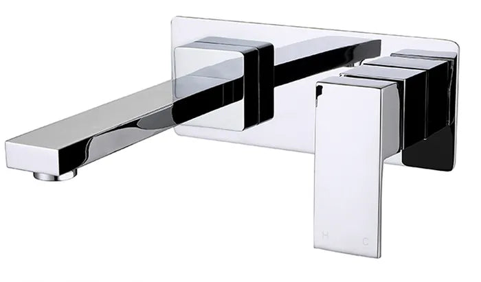 TARAN Wall Mixer With Spout - Chrome