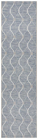 Rug Culture Terrace 5501 Blue Runner Rug