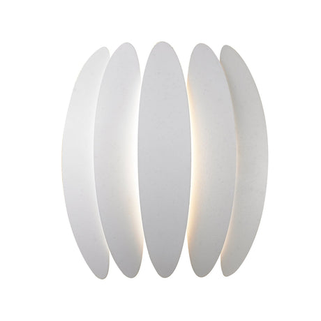 TIJUANA: City Series LED Tri-CCT Interior Curved Dimmable Wall Light (White)