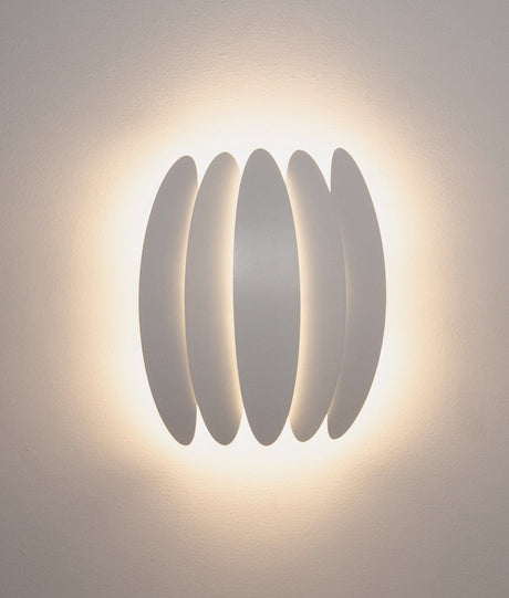 TIJUANA: City Series LED Tri-CCT Interior Curved Dimmable Wall Light (White)
