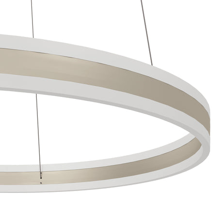 TONARELLA 13 Plastic Satin Champagne Pendant Light 